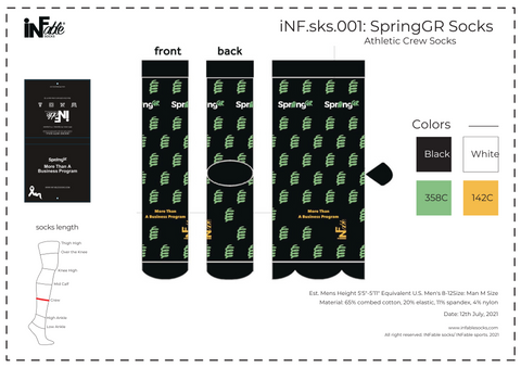 SPRING GR CUSTOM INFABLE SOCKS